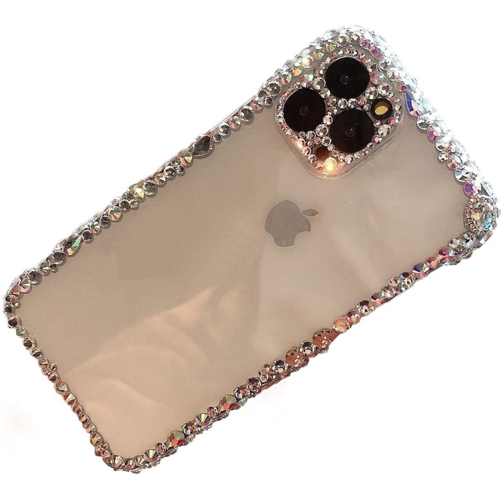 iPhone 12 Pro Max clear bling case